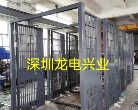 安徽某部库房12套通风门生产制作完成，双开做法，符合GJB2805B-2021军械仓库防盗技术要求