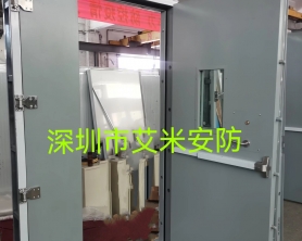 佛山某实验室抗爆门，带逃生推杆锁，检验依据：GA/T 1707-2020防爆安全门