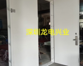 河南某易制爆危化品仓库用防盗安全门制作完成：GB17565-2022标准  级别为4级，3米*3米双开，达到双人双锁管理