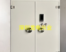 广东某制卡公司库房安装：A级双开金库门    重型抗爆门   5级防盗门   配人脸指纹智能门禁系统