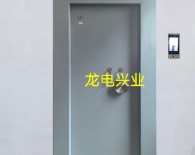 海南某枪弹库5级防盗门  A级金库门  加厚防爆门，配人脸指纹门禁系统，达到一级防盗要求。